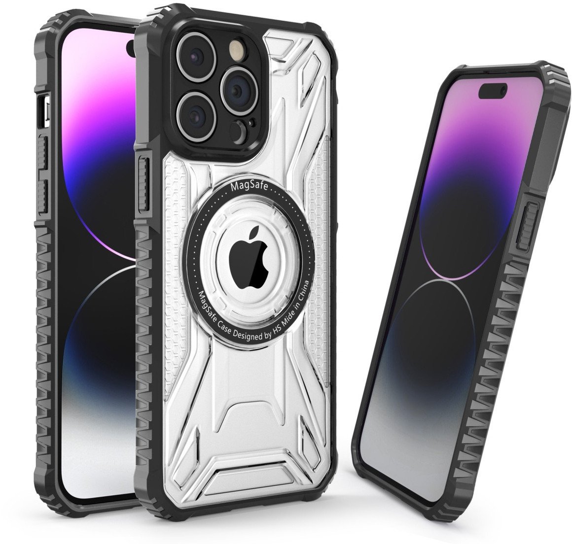 Etui Magsafe Magnetyczne MagMat do iPhone 14 Pro, przezroczyste