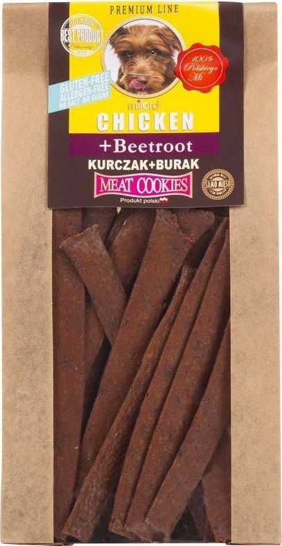 Ciastka dla psa Milord z kurczakiem i burakiem 80 g