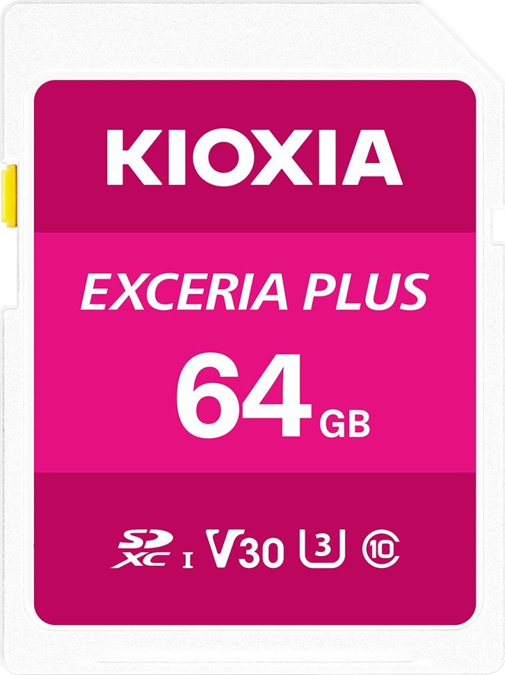 Karta Kioxia Exceria Plus SDXC 64 GB Class 10 UHS-I/U3 V30 (LNPL1M064GG4)