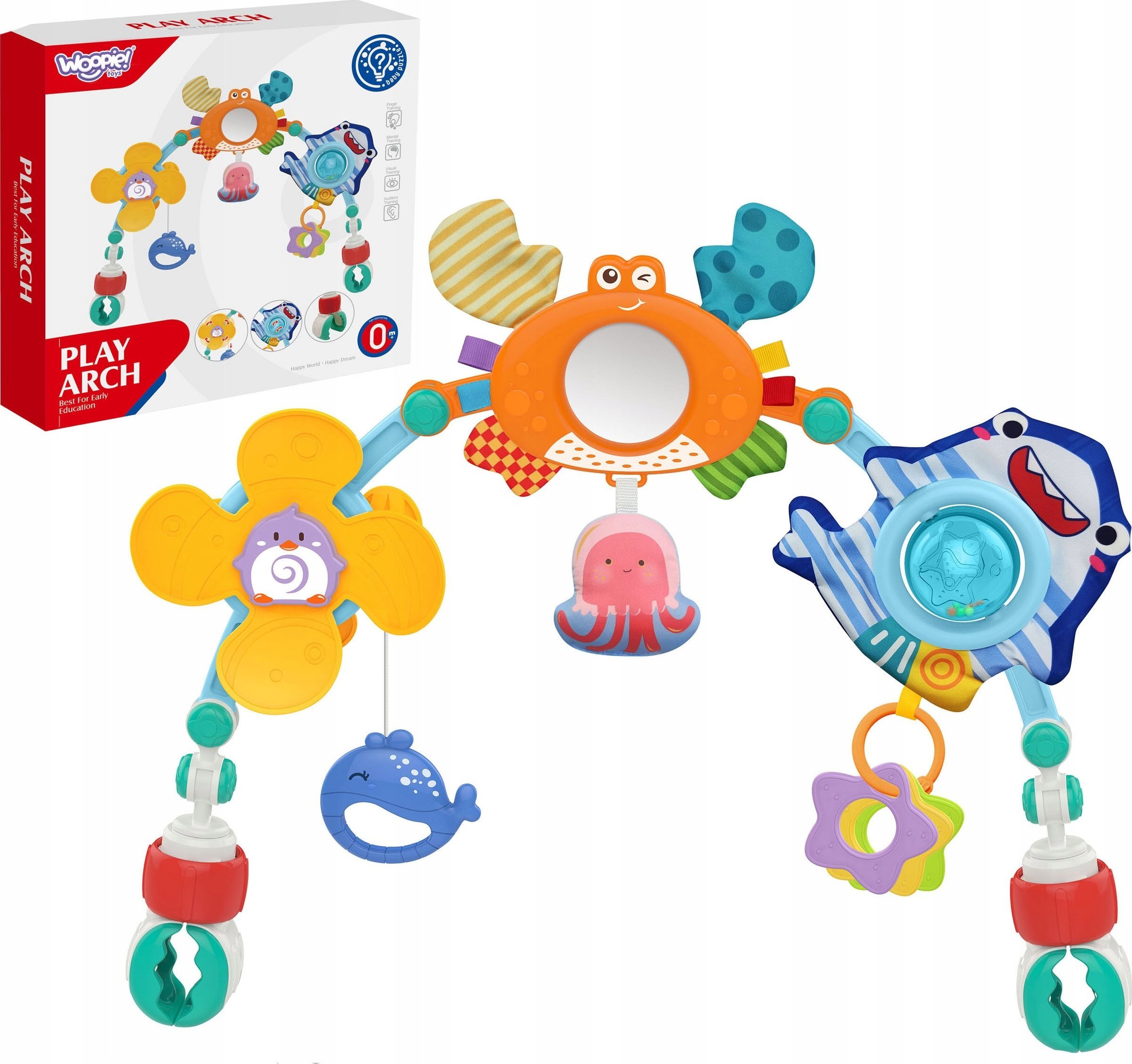 Woopie Pałąk Łuk Zawieszka Do Łóżeczka Wózka Fotelika