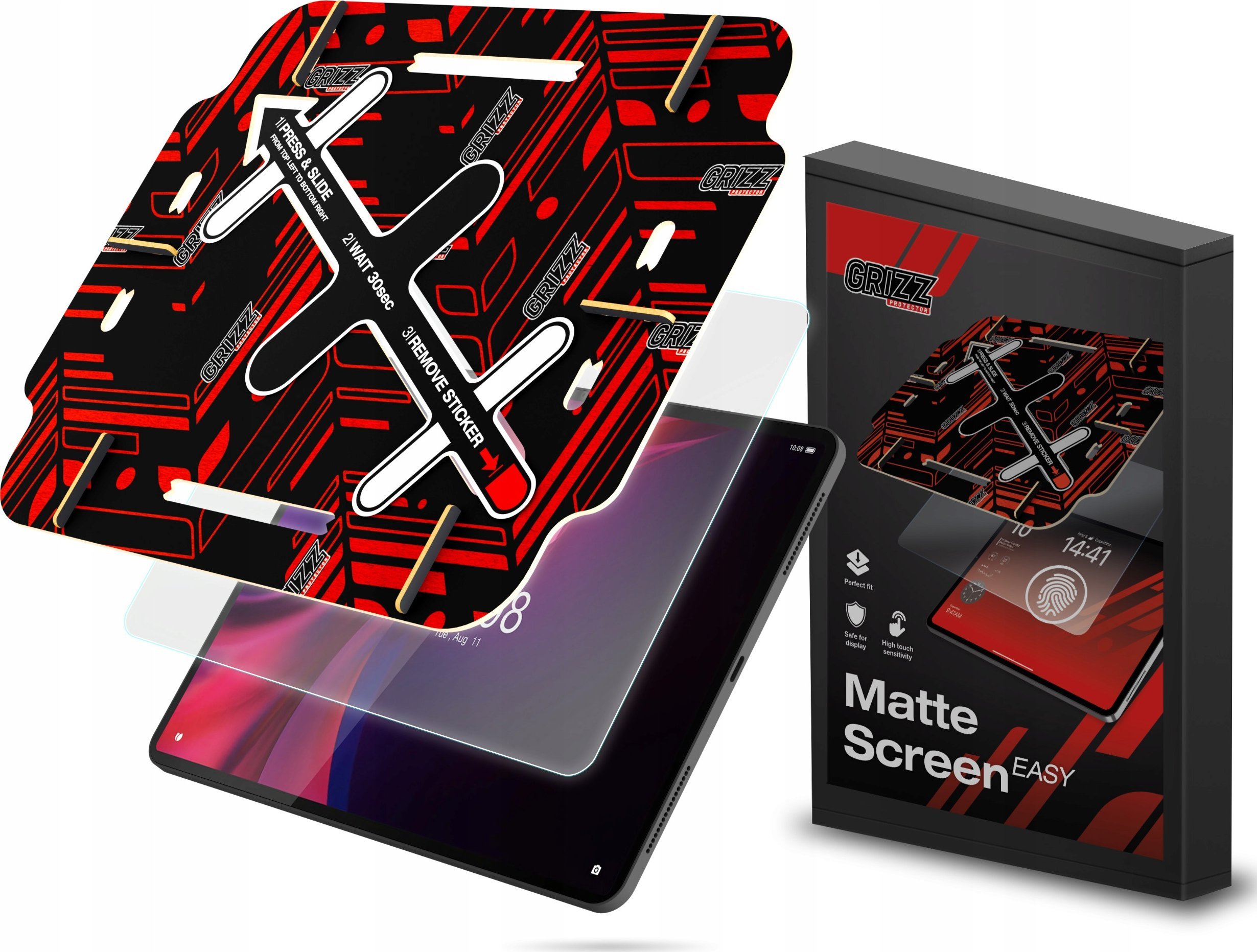 GrizzGlass Folia matowa GrizzGlass MatteScreen Easy do Lenovo Tab P12