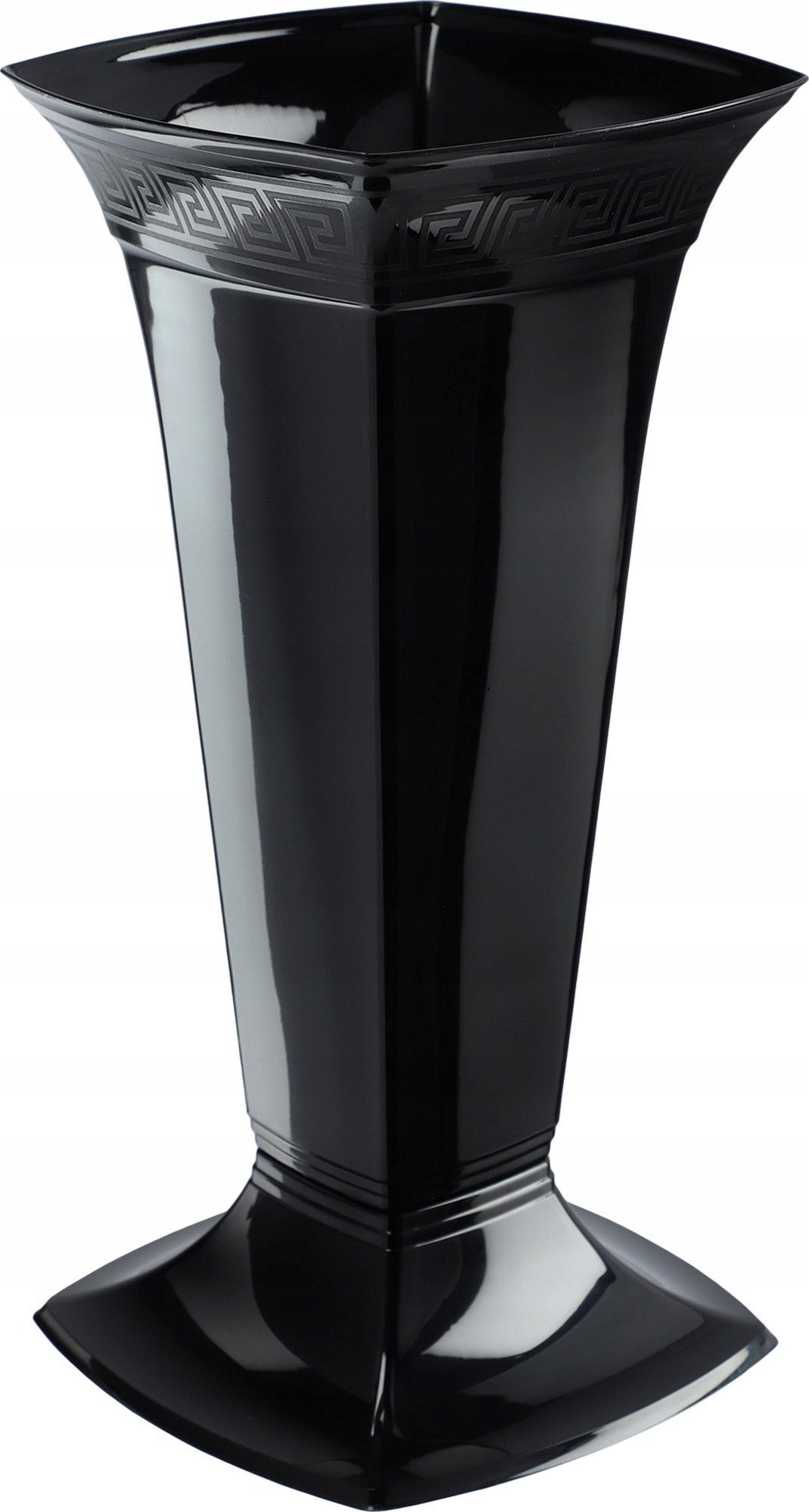 Skrzynia ogrodowa Kadax KADAX Wazon Na cmentarz Flakon Grób Nagrobek 39cm Czarny