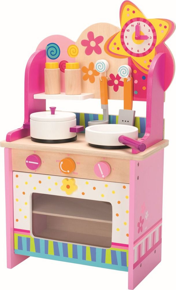 Goki Kwiecista kuchnia z zegarem (51604)