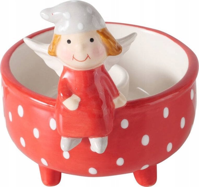 Boltze Home Świecznik z aniołkiem na pojedynczą świecę MALENA