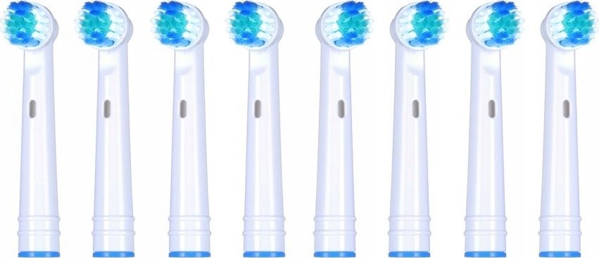 Końcówka 8 sztuk KOŃCÓWEK do SZCZOTECZKI ORAL-B BRAUN KUP!
