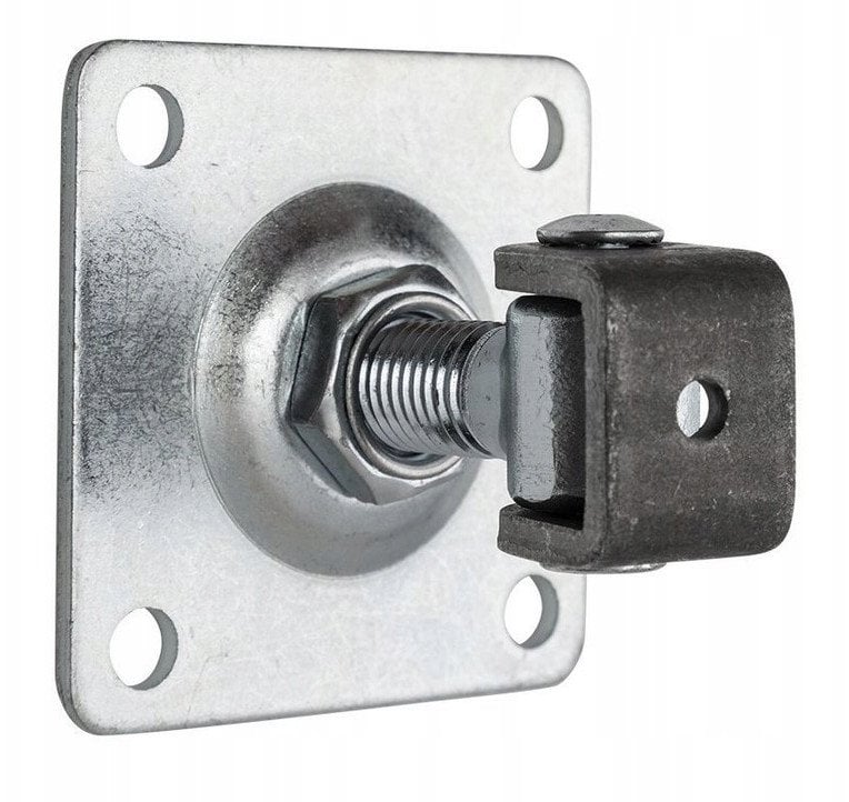 Zawias PSG 61.019 z szyldem 100x100x4mm - gwint M20 (regulowany)