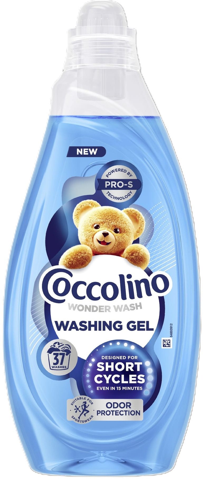 COCCOLINO Wonder Wash Żel do prania (37 prań) - Odor Protection 1.48 L