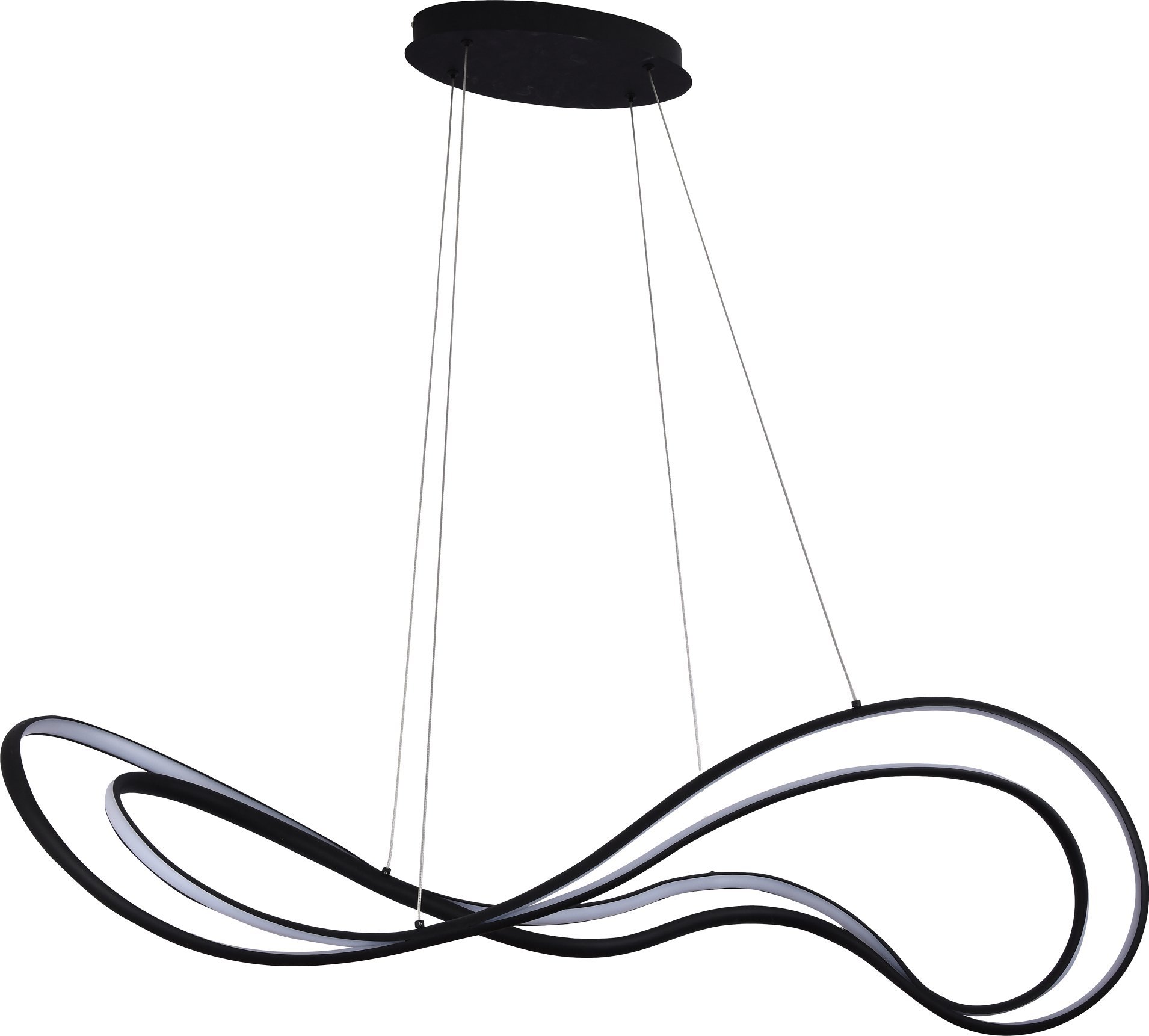 Lampa wisząca Azzardo TWIST PENDANT 3-STEP DIMM czarna