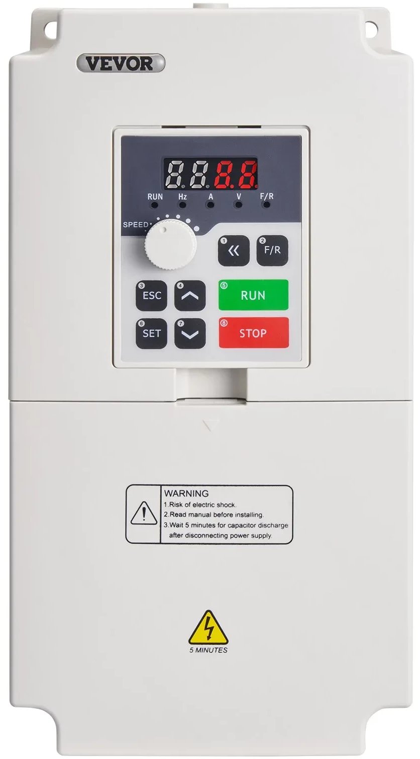 Przetwornica częstotliwości 5HP 4KW 220V 1/3-fazowa regulacja 0-220V