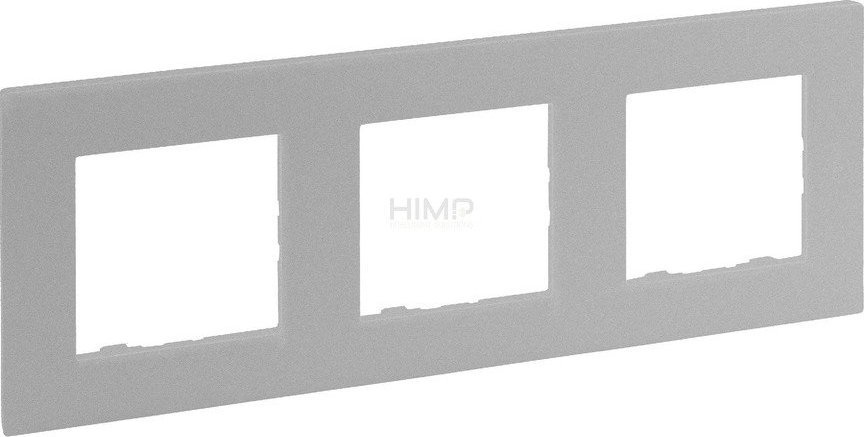 Legrand Niloe Step - ramka potrójna 3x- kolor aluminium 863393