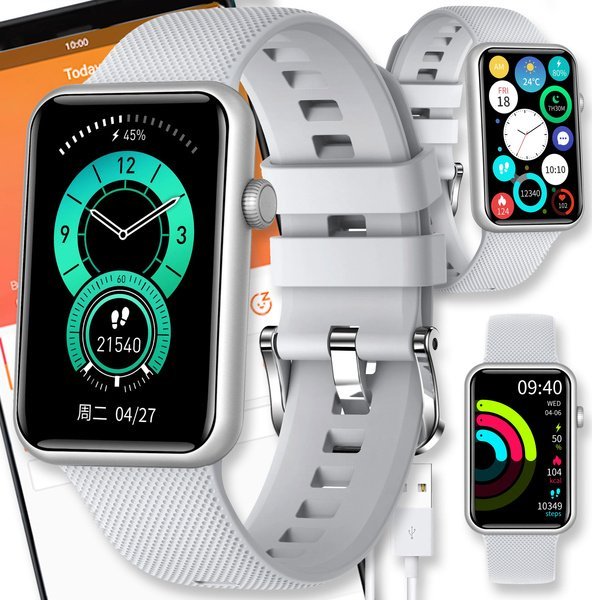 Smartwatch Active Band SMARTWATCH ZEGAREK SMARTBAND MENU POLSKIE DAMSKI ROZMOWY MĘSKI SMART WATCH HT5Pro