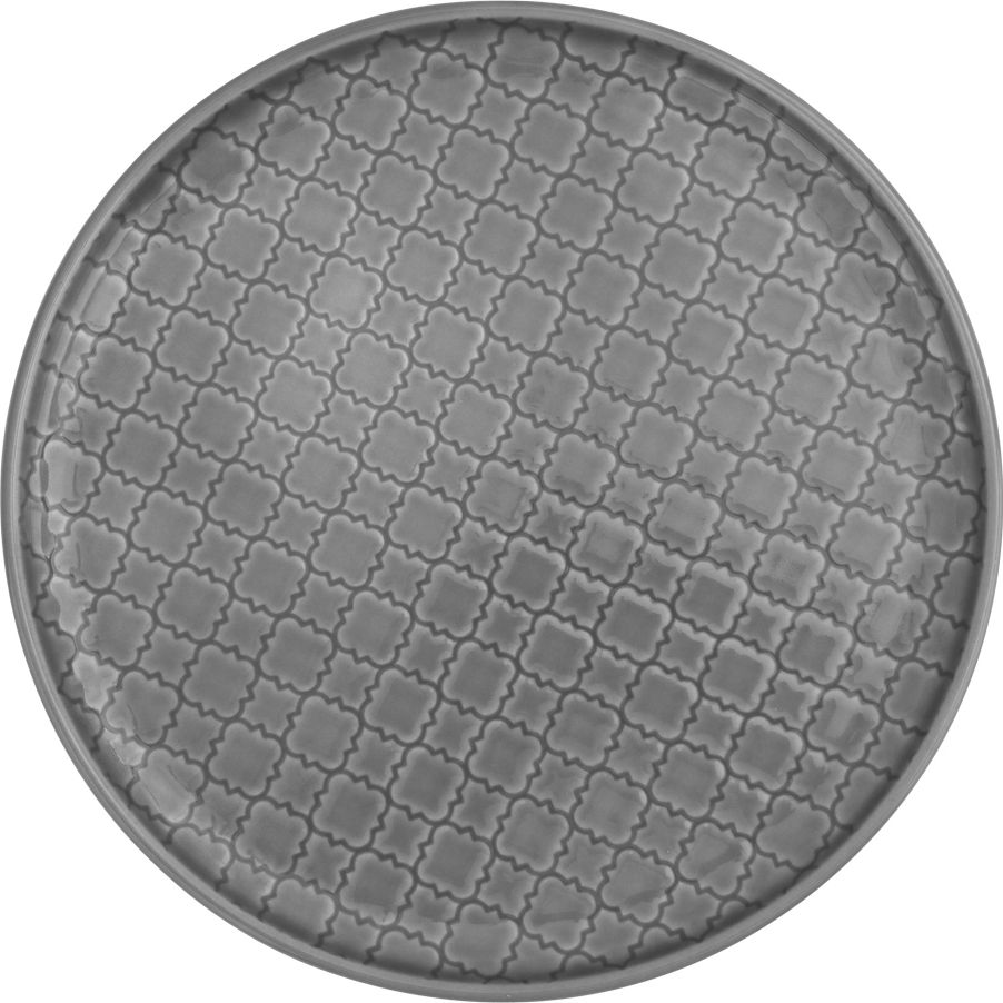 Lubiana Talerz płytki deserowy 20cm Marrakesz szary