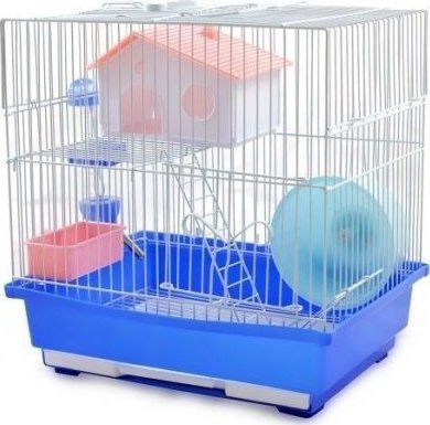Panama Pet Klatka dla gryzoni 30x23x31 cm biało/niebieska
