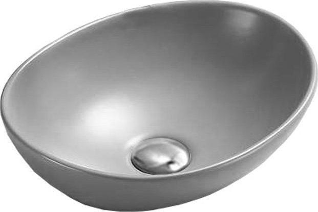 Umywalka Mexen Mexen Elza umywalka nablatowa 40 x 33 cm szara jasna mat - 21014061