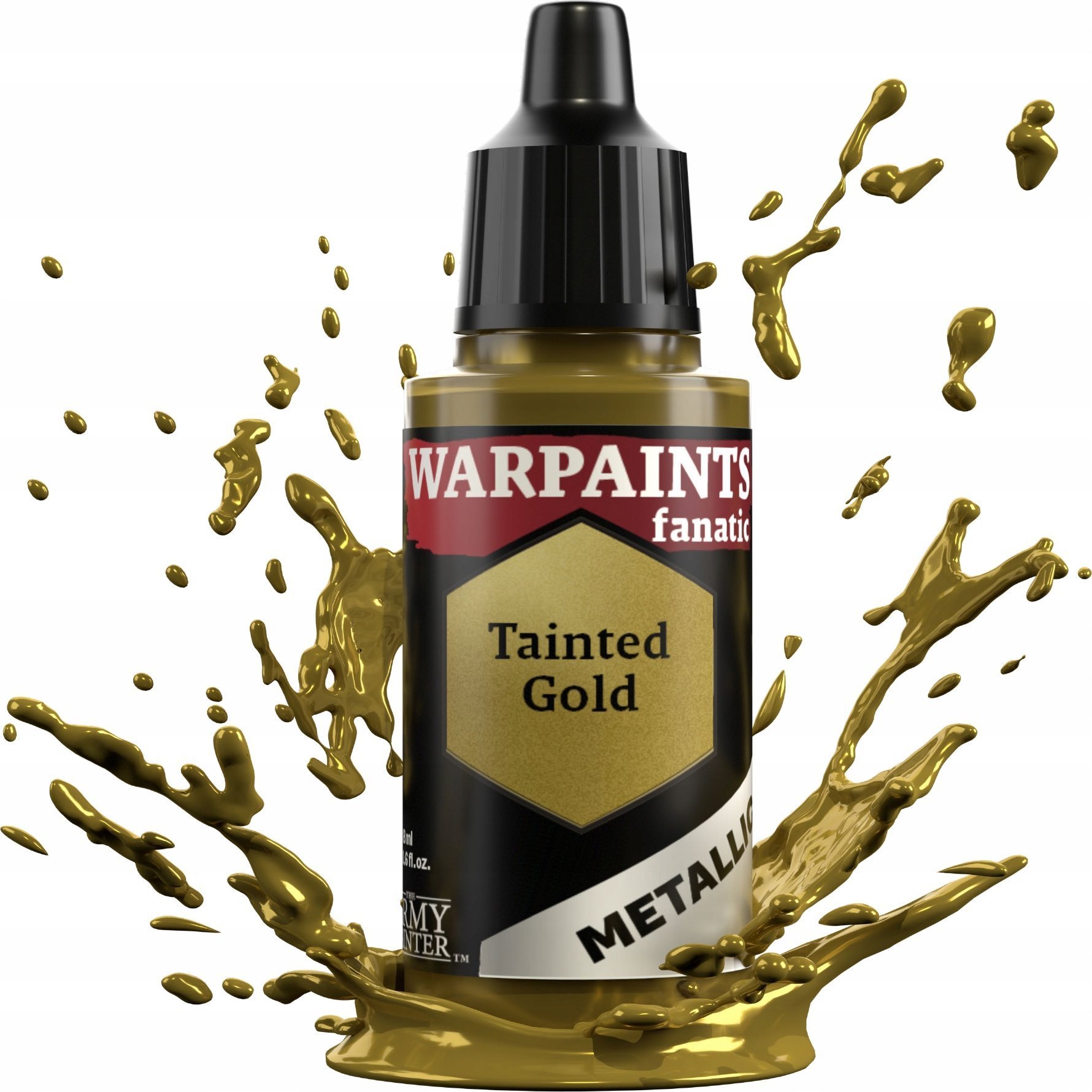 Army Painter The Army Painter: Warpaints - Fanatic - Metallic - Tainted Gold