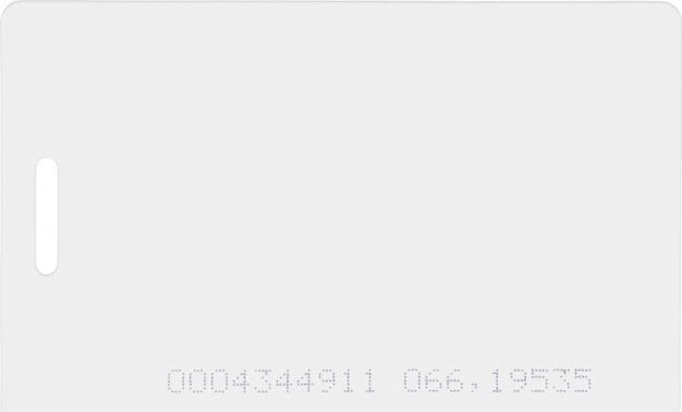 Yotogi Karta zbliżeniowa z otworem 125kHz UNIQUE biała PRKARTA