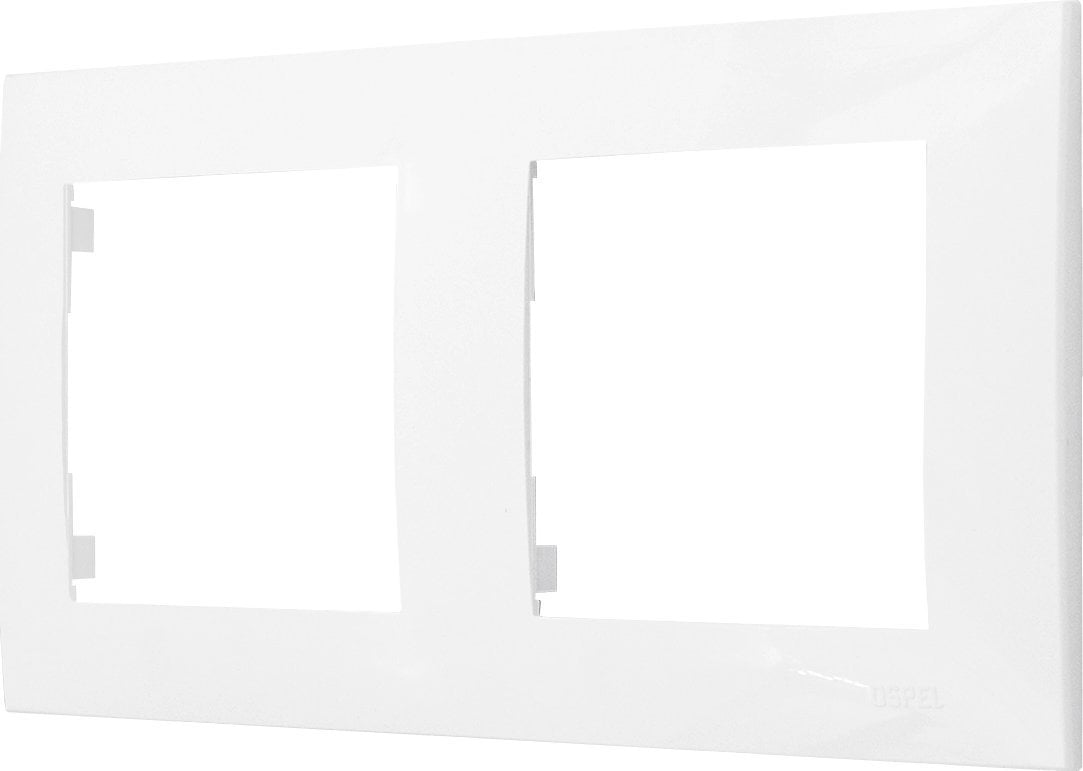 Ospel Ramka podwójna Ospel Szafir R-2Z/00 biała