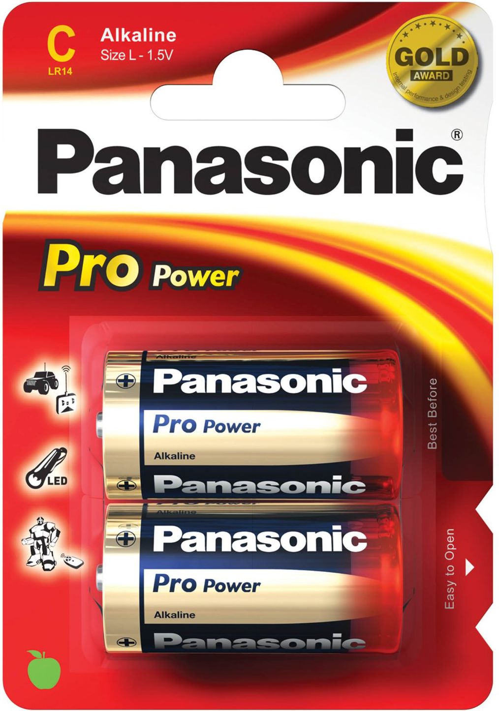 Panasonic Bateria Pro Power C / R14 2 szt.
