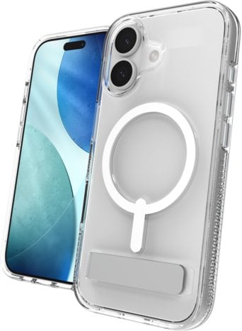 ZAGG Crystal Palace Snap KS - etui z podstawką do iPhone 17 kompatybilne z MagSafe (clear)