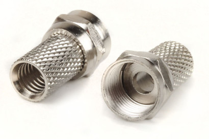 Złącze typu F na kabel RG6 z uszczelką gumową 7x20mm