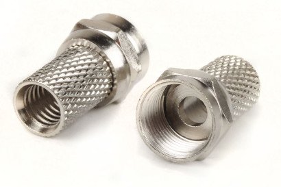 Złącze typu F na kabel RG6 z uszczelką gumową 7x20mm