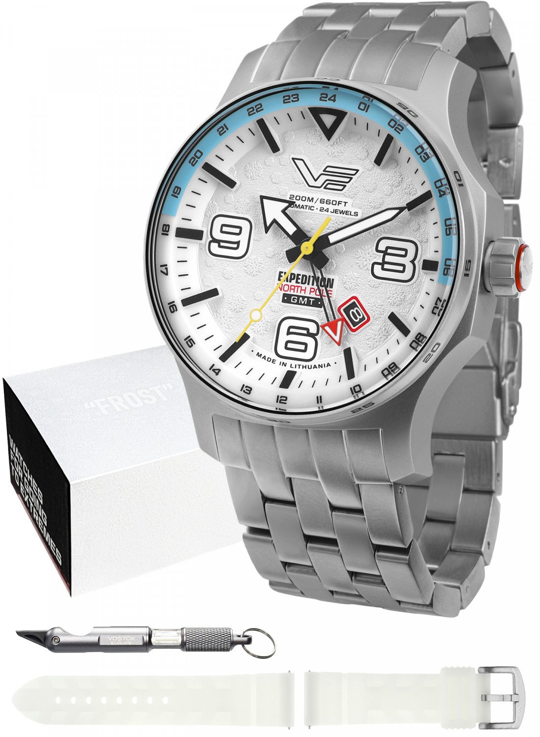 Zegarek męski Vostok Europe NH34-595A773B srebrny