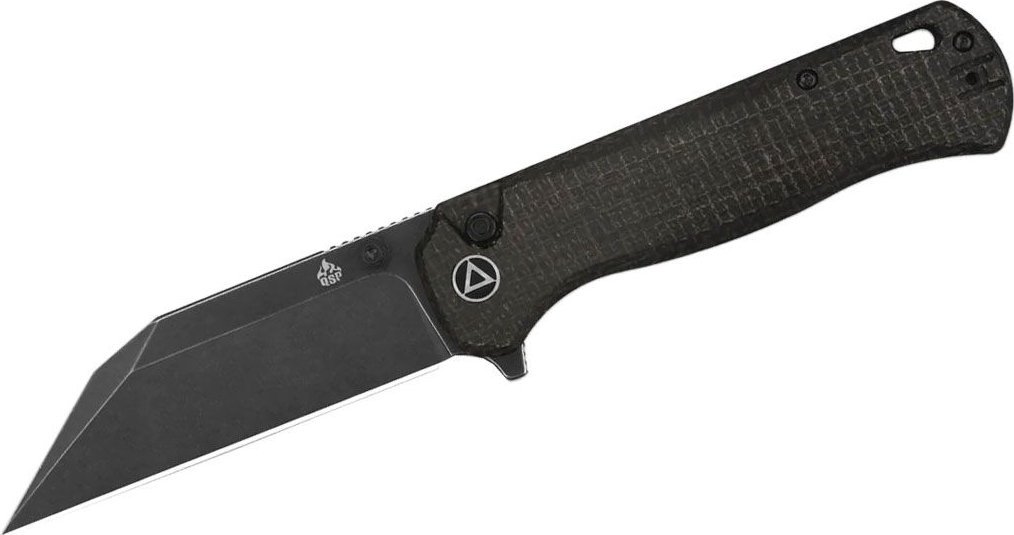 QSP Knife QSP SWORDFISH MICARTA BLACK STW QS149-C2 Dark Brown