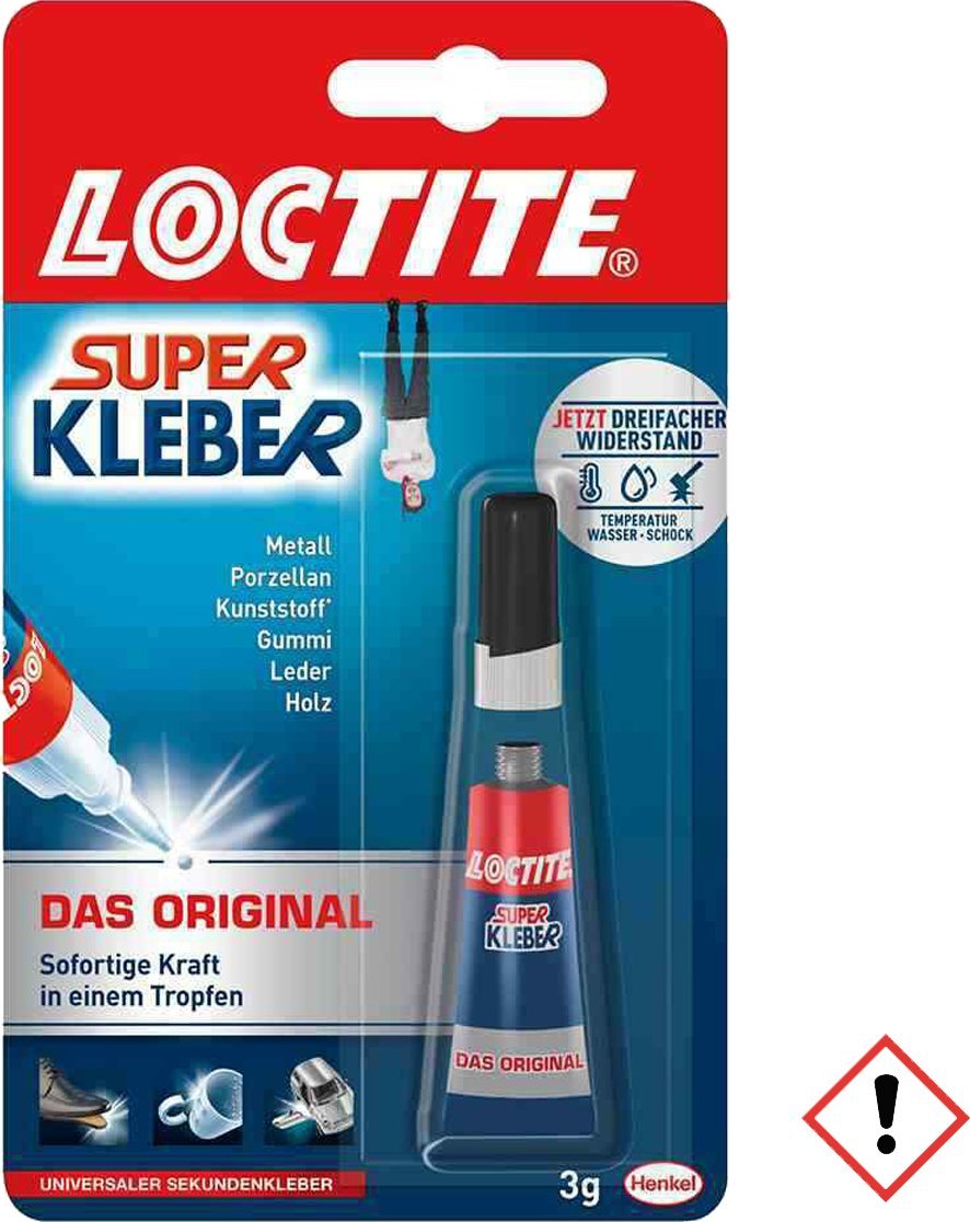 Loctite Loctite Superkleber Flüssig, Tube mit 3g, 9H LTK1C