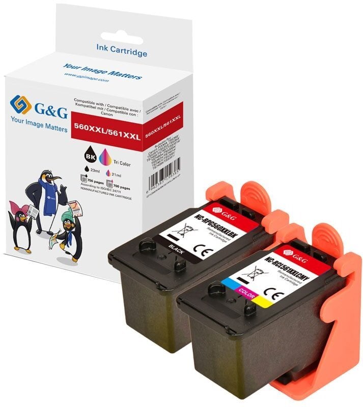 Tusz G&G XXL kartridż kompatybilny z Canon PG560XL/CL561XL