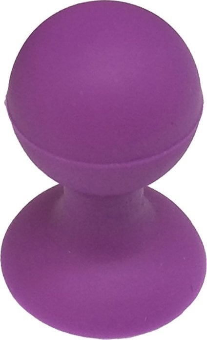 Hurtel Uchwyt silikonowy do telefonu z przyssawką z okrągła główka fioletowy Uchwyt silikonowy do telefonu z przyssawką z okrągła główka fioletowy
