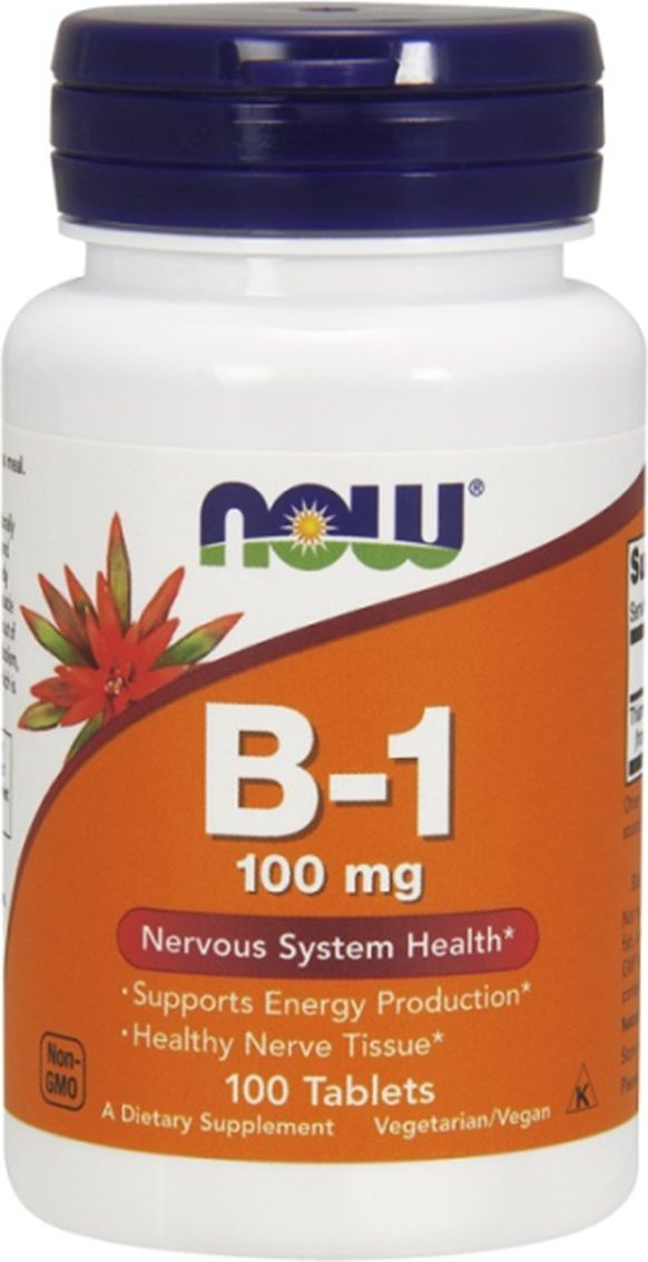 NOW Foods Vitamin B-1 100mg 100 tabletek