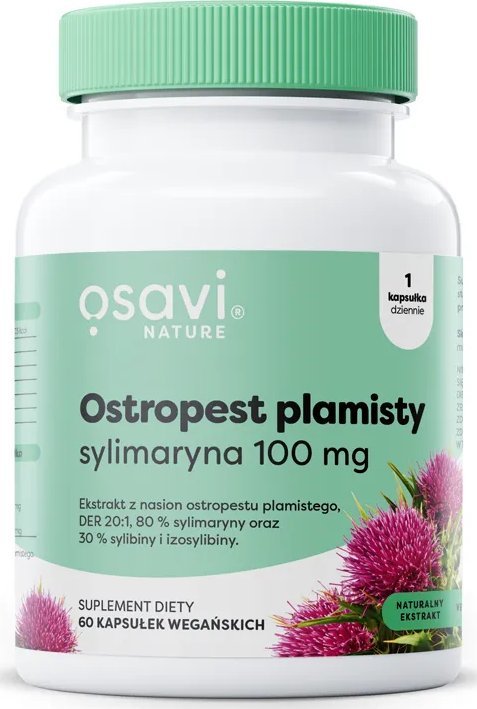 Osavi Osavi - Ostropest Plamisty, Sylimaryna 100mg, 60 vkaps