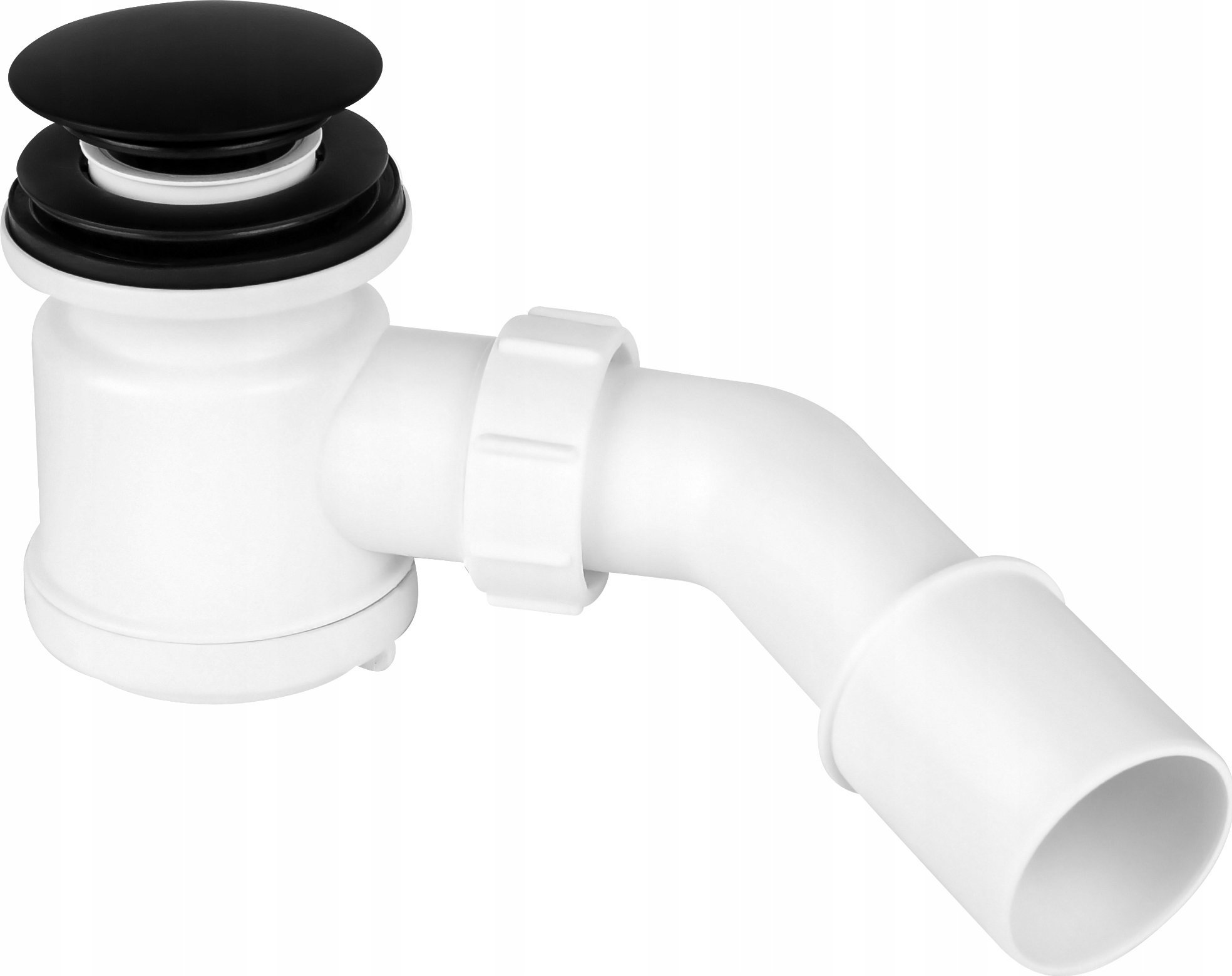 Syfon Mc Alpine SYFON BRODZIK KLIK-KLAK 50MM CZARNY MAT MOSIADZ