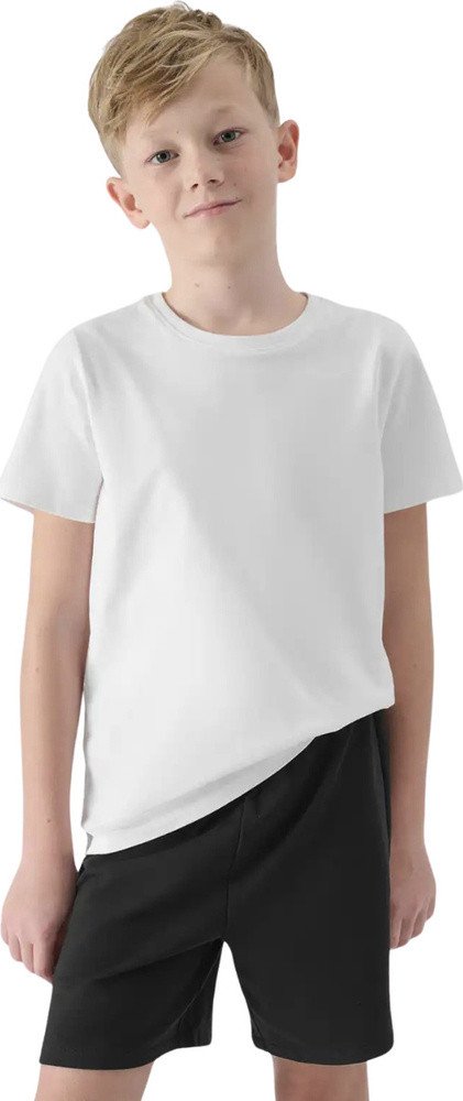 Komplet dla chłopca 4F koszulka, spodenki, worek M085 głęboka czerń 4FJWAW25TAPSM085 20S 158-164cm