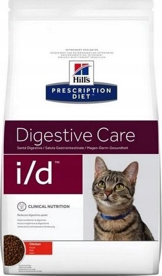 Hills HILL'S Prescription Diet Digestive Care i/d Feline z kurczakiem - sucha karma dla kota - ochrona układu pokarmowego - 1,5 kg