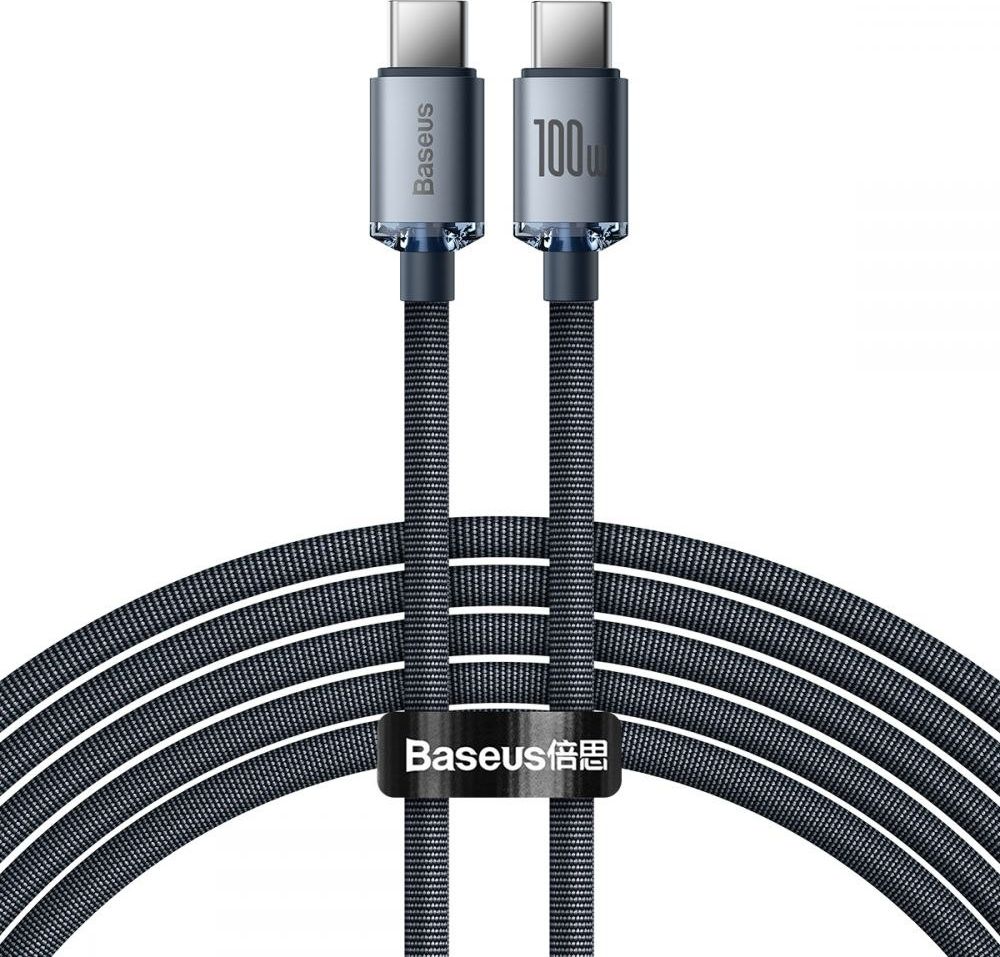 Kabel USB Baseus USB-C - USB-C 2 m Czarny (baseus_20220112122938)