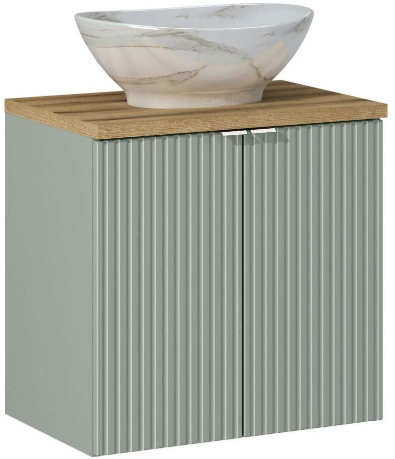 Zestaw meblowy 60cm z blatem i umywalką nablatową Pati