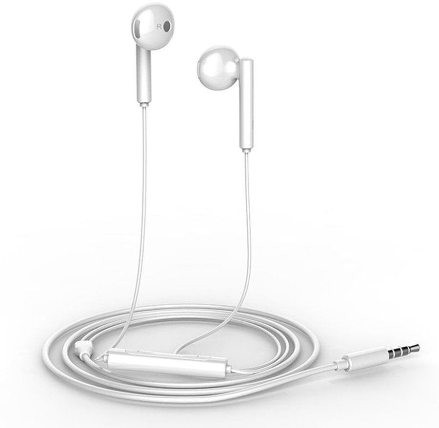 Słuchawki - ZESTAW SŁUCHAWKOWY HUAWEI AM115 WHITE BULK