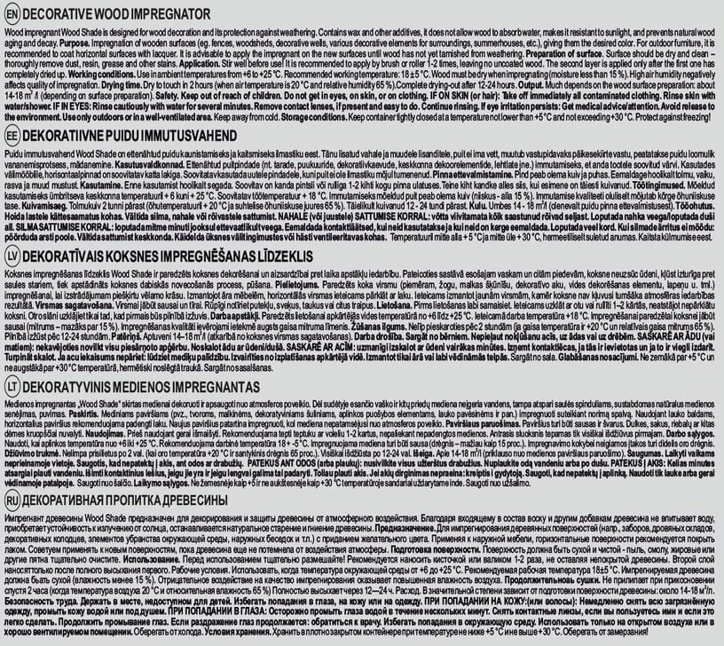 WOOD IMPREG WOOD SHADE RICH OAK 1L OKKO