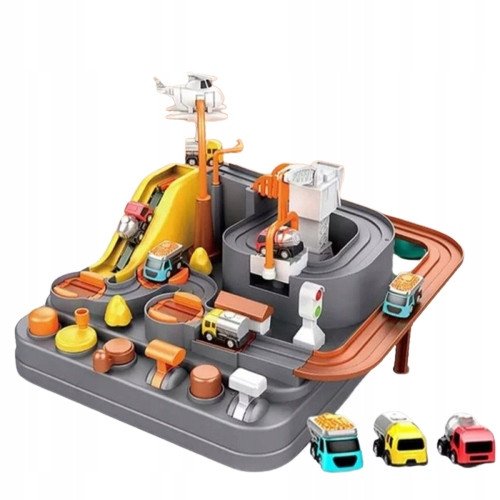 Tor Samochodowy Parking Auta Zjeżdżalnia Manualna