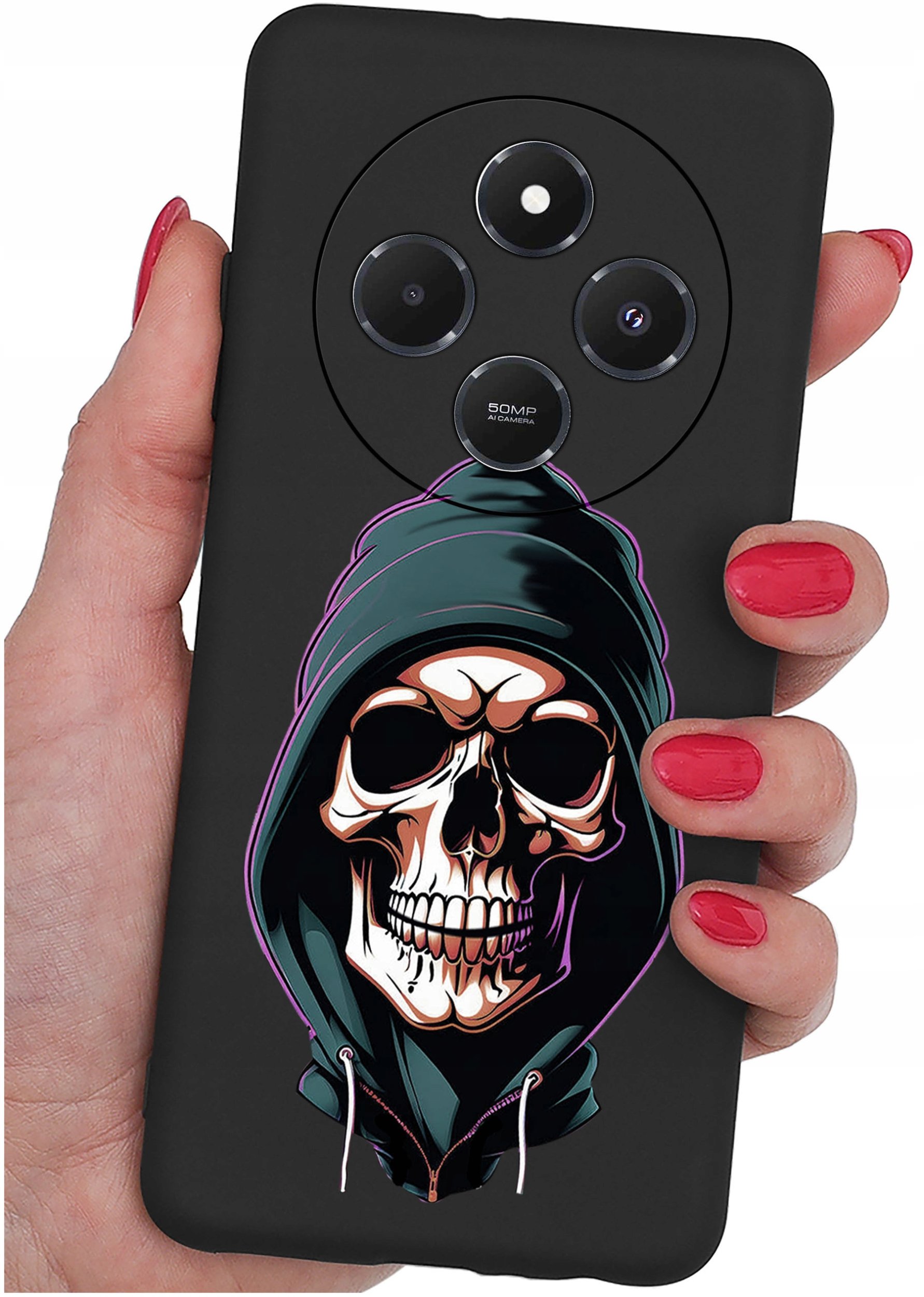 Etui do Xiaomi Redmi 14C WZORY |SILIKONOWE MATT CASE + SZKŁO 9H