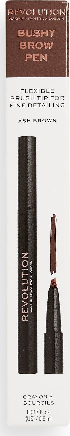 MAKE UP REVOLUTION REVOLUTION*Bushy Brow Pen Ash Brown 0,5ml