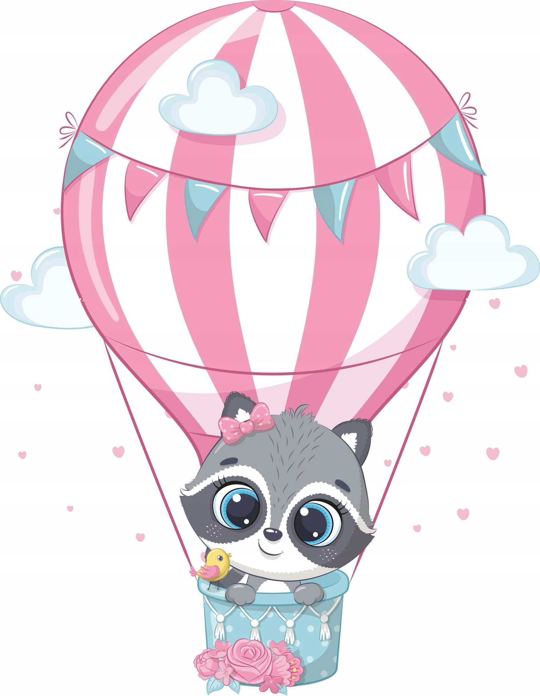 naSciane Naklejki dla dzieci balon chmurka balony szop