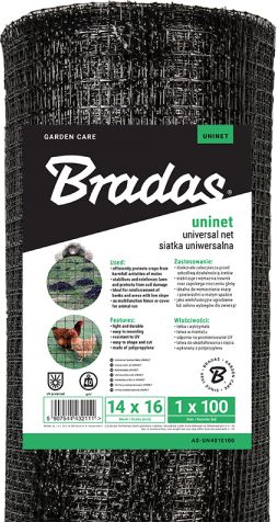 Bradas Siatka uniwersalna UNINET 40g/m2 oczko 14x16mm 100 x 1 m 2111