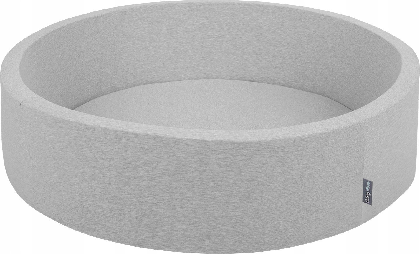 KiddyMoon KiddyMoon Round Ball Bath Ball Pool 120X30cm/NO Balls ? 7Cm Ball Pits Colourful Balls For Babies Play Bath Toddlers, Made In The EU, Light G