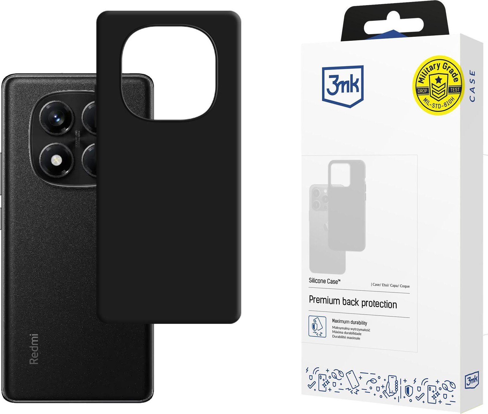 Redmi Note 14 Pro 5G - 3mk Silicone Case