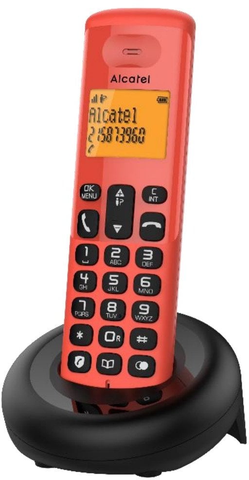 ALCATEL E160 RED - TELEFON DECT