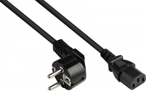 Kabel zasilający Alcasa Alcasa P0130-S075 kabel zasilające Czarny 7,5 m Wtyczka zasilająca typu E+F C13 panel