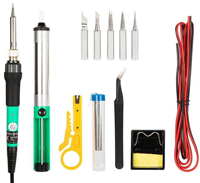 53-102# Zestaw lutowniczy 15 elementów