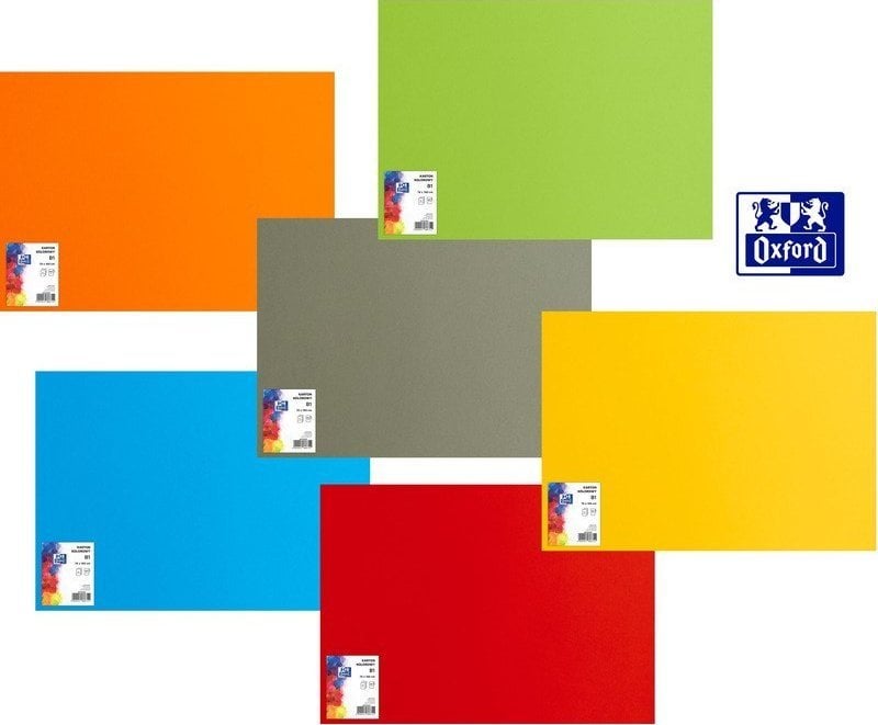 Oxford Karton Oxford B1 225g jasnoniebieski, JASNONIEBIESKI